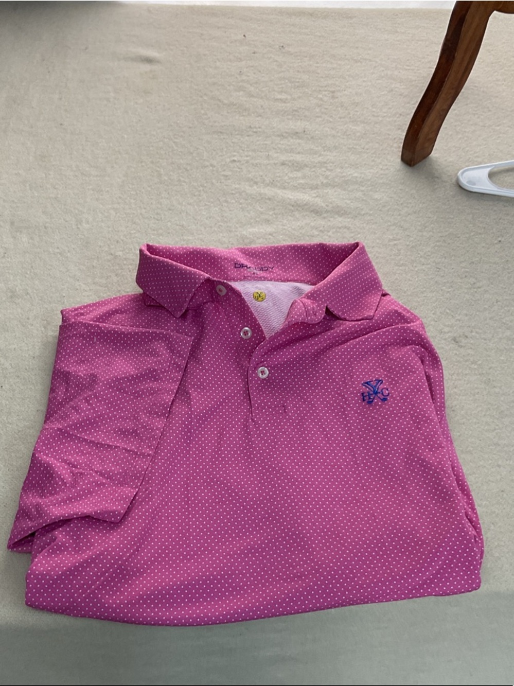Draddy Sport XL Pink Polo Shirt